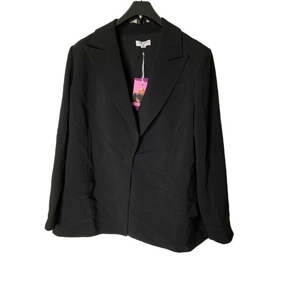 NEW Sergio Hudson Target Black Blazer women's size 1X NWT - Picture 1 of 7